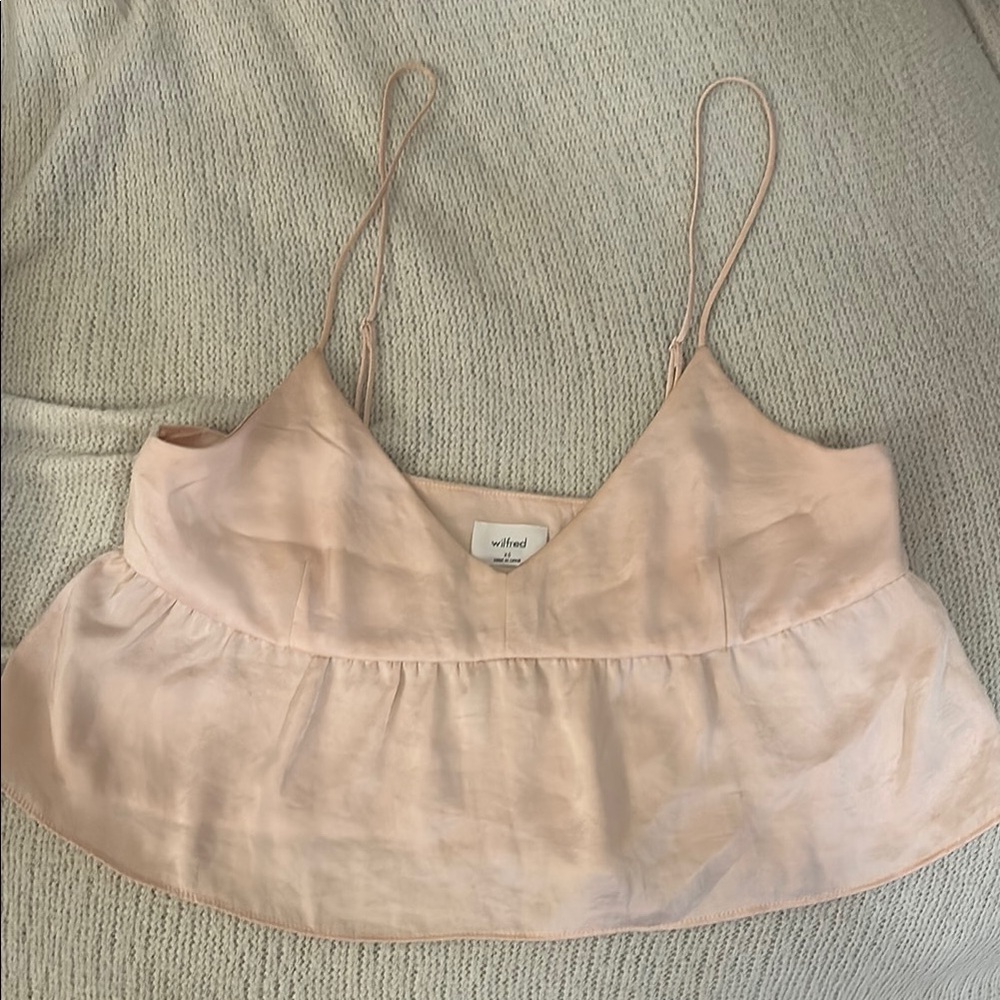 Wilfred Blush Pink Silk Camisole